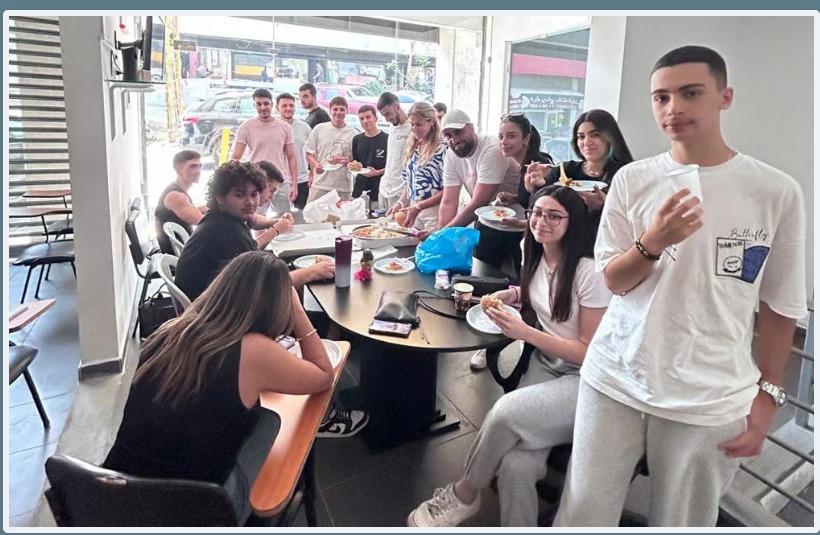 Master Maths students during a social gathering